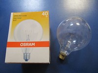 Osram Opalina Globe G120 E27 40W 230V Klar Globelampe Bellalux Dimmbar !!!