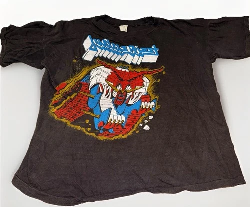 Judas Priest 84 Defenders Tour Original Vintage Classic Conc Vintage vintage concert t-shirt, vintage, size XL, single stitch, B+ condition