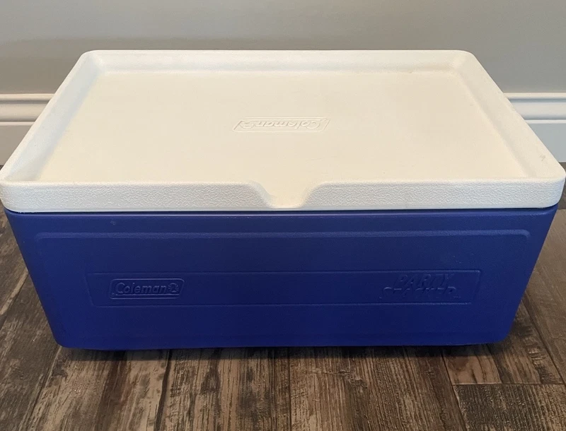 Coleman Party Stacker 24 Can Cooler in blue, model 6225