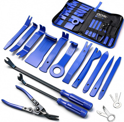 19PCS Auto Trim Removal Tool Kit Car Panel Door Dashboard Audio Pry Tool Set