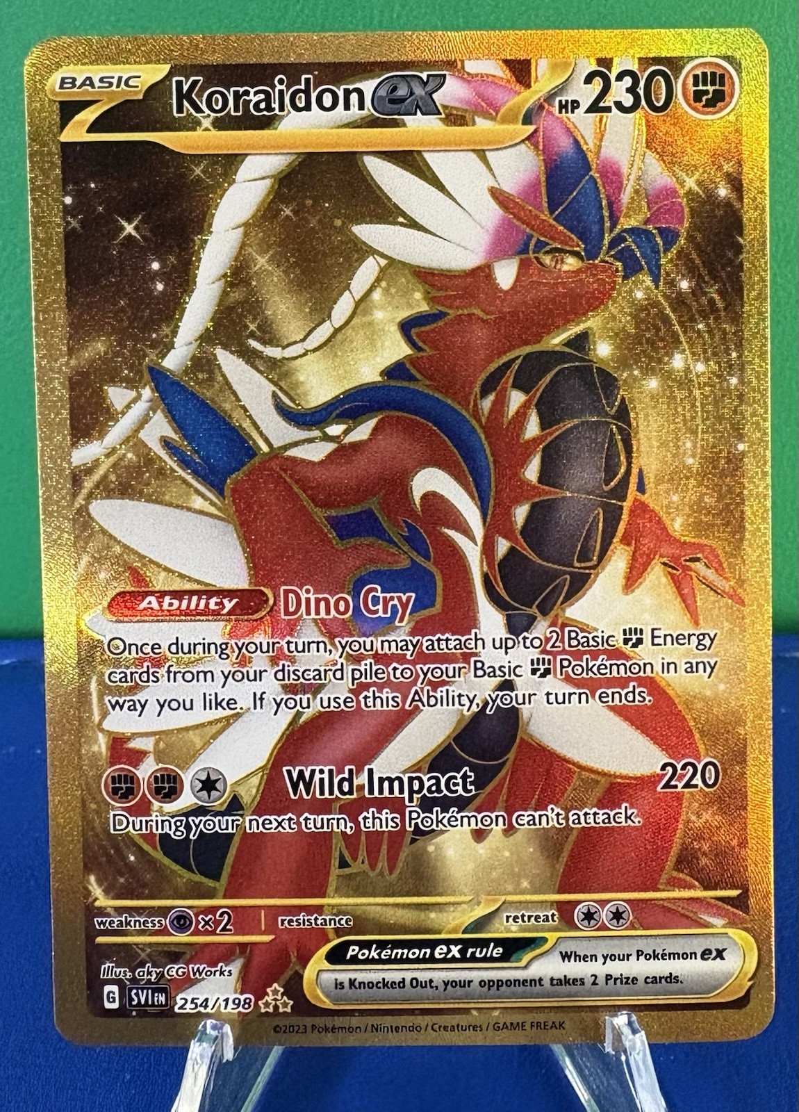 Pokémon TCG Koraidon EX 254/198 Scarlet & Violet Ultra Rare - NM
