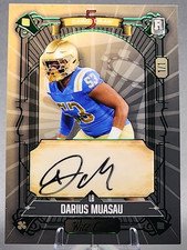 Darius Muasau 1/1 2024 Wild Card 5 Card Draw Rookie RC Auto NY Giants SSP. rookie card picture