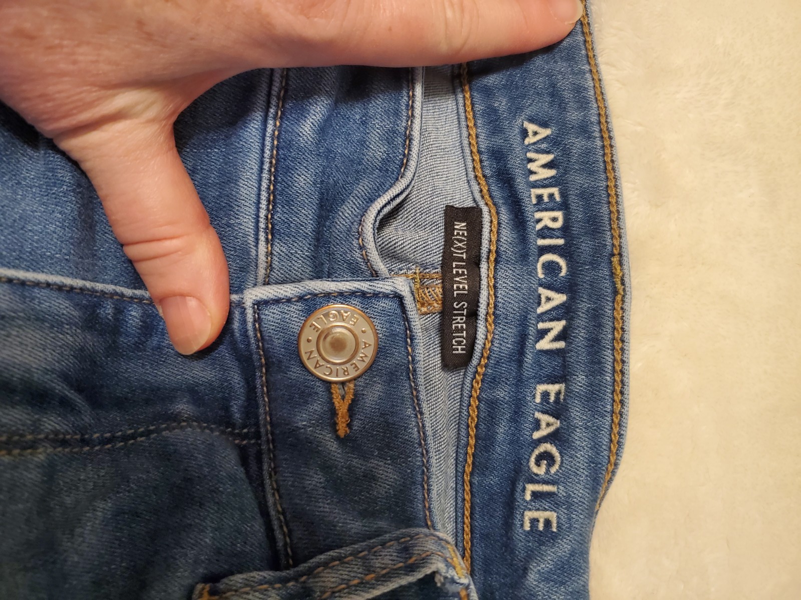 American Eagle Outfitters Next Level Stretch HI Rise Jegging Size 12- Regular