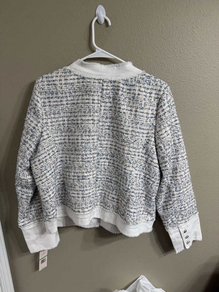 Chaqueta blanca Nanette Lenore para mujer talla grande precio de venta sugerido por el fabricante 148 USD Foto 2 de 4