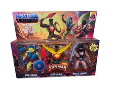 MOTU Origins Rulers of the Sun 3-Pack Sun Man Pig-Head Space Sumo 40TH Exclusive