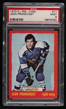 1973-74 O-Pee-Chee Light Back Jean Pronovost #11 PSA 9 MINT 5q7