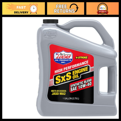 Semi-Synthetic 10W-40 Engine Oil for 4-Stroke SxS - 1 Gallon, High Performance