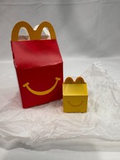 McDonald  s Happy Meal Toy - Lil McDonald  s Gold Happy Meal Box 21 W/ Stickers.