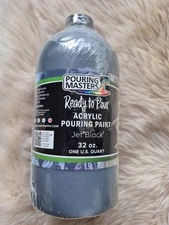 Pouring Masters Silver Dollar Metallic 32-Ounce (Quart) Acrylic Pouring Paint