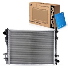PHILTOP Aluminum Replacement Radiator for 2002-2004 Ram 1500 4.7L, 2003 Ram 1...