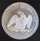 South East Refining Scales Eagle Rare Bullion-0.999 Silver 1 Oz Art Coin Round