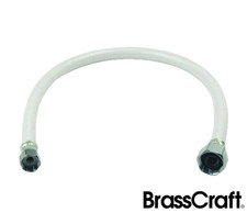 23 Pcs Brasscraft 3/8 In. Compression X 1/2 In. Fip X 20 In. Vinyl Faucet Supply