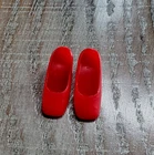 Vintage BARBIE FRANCIE Doll Red Square Toe Shoes 1960's