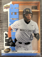 2025 World of Sports Vol 2 Kade Lewis - Wake Forest #ML-KL My Locker Die-cut