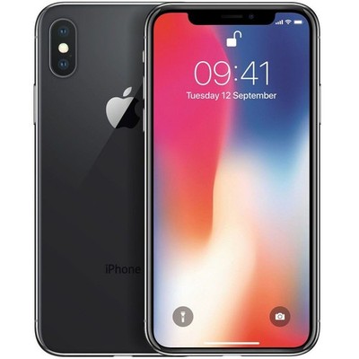 Apple iPhone X - 64GB - Space Grau (Ohne Simlock) - alle Teile Original 