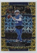 2022 Panini Select Draft Picks Concourse Gold Lazer Prizm Zach Wilson #41 2o0
