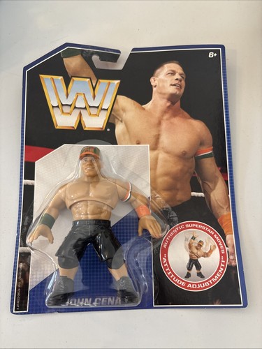 New WWE Mattel Retro Series 1 John Cena Wrestling ...