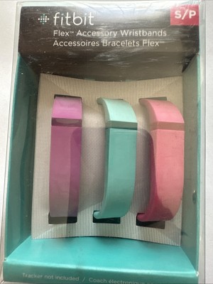 Fitbit Flex Accessory Band 3-Pack - Small - Violet, Teal & Pink (S/P) FB3