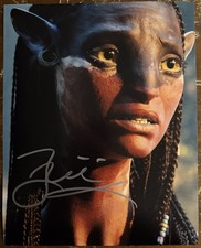 Zoe Saldana Avatar Signed Autograph Signature 8x10 Matte Photograph COA