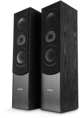 BENNETT & ROSS Coppia Casse 3 Vie HiFi Home Cinema Stand Altoparlanti Basso Subwoofer Set 700W