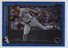 2025 Topps Series 2 Blue Rainbow Foilboard 64/150 Josh Rojas #412 1h0p