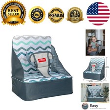 Compact  Safe Easy Go Booster Seat for Babies - Removable Padding, Travel Ready