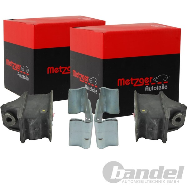 2X Metzger Motorlager Beidseitig Vorne Passend FÜR MERCEDES-BENZ Sprinter T1 VW-image