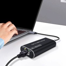 Ethernet Adapter PoE to USB C Converter Providing Power &Data For Laptop Tablets