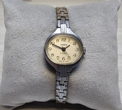 Zarya Vintage Soviet Women's Watch Zaria Mechanical Ladies Watch UdSSR