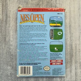 NES Open Tournament Golf (Nintendo NES, 1991) Complete CIB