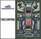 For Yamaha PW80 peewee decal sticker kit pee wee pw 80 All Years 2018 2017 2016