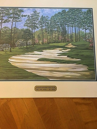Augusta National Golf Club Kunstdrucke von Katie Garner 4er Set brandneu  - Bild 2 von 4