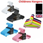 40 X CHILDREN CLOTHES COAT HANGERS HANGER SPACE KIDS BABY PLASTIC SAVER SAVING