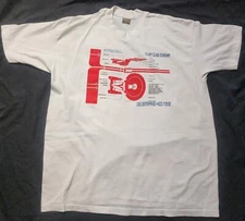 T-Shirt XL STAR TREK The Next Generation 1991 Diagram USS ENTERPRISE