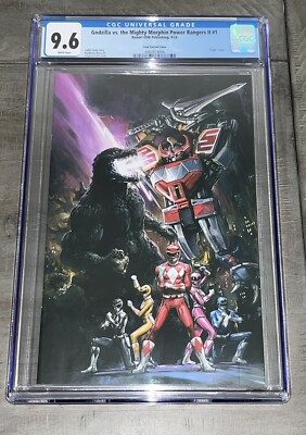 GODZILLA VS MIGHTY MORPHIN POWER RANGERS #1 CRAIN CGC SS 9.6 LE 300