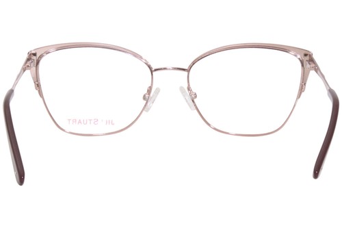 Jill Stuart JS403-1 Eyeglasses Women's Pink/Black Full Rim Optical Frame 53mm - Picture 4 of 5