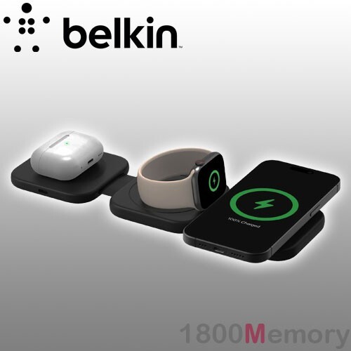 Belkin Boost Charge Pro 3-in-1 Magnetic Qi2 15W Charging