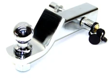 2" Drop Hitch for 2" Receiver Trailer Ball Mount + 2" Ball + Hitch Lock Chrome