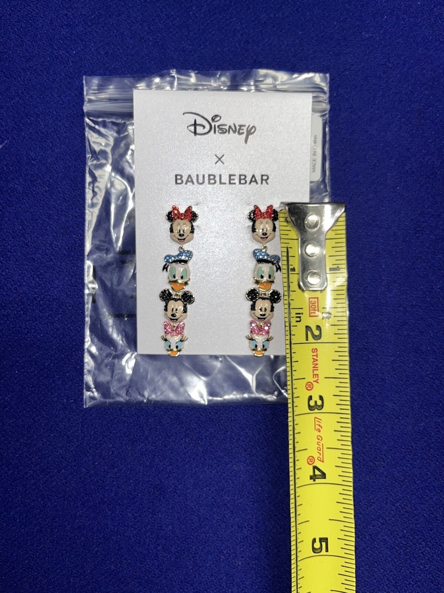 DISNEY X BAUBLEBAR MICKEY AND FRIENDS DROP EARRINGS NEW | eBay
