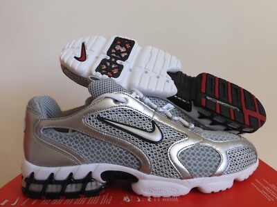 Nike Air Zoom Spiridon Cage 2 Light Smoke Grey-Met Silver Sz 15 [CJ1288-001]