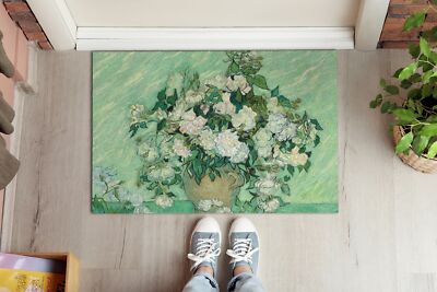 Türmatte Bedruckte Fußmatte Schmutzmatte - Van Gogh-Rosen