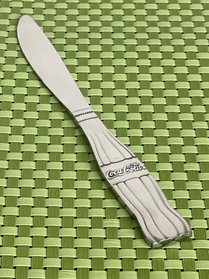 Gibson COCA-COLA 18/0 Stainless Dinner Knife Glossy Coke Bottle Flatware C11N