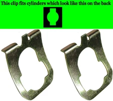 2 Pack - GMC GM Door Lock Pawl Retainer Clip 322601 GM OEM #02852074F