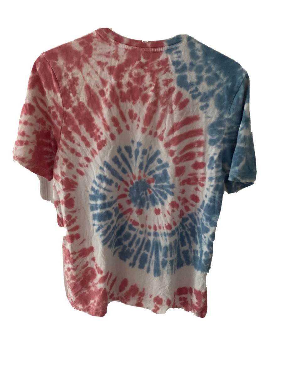 シャツ Stone  Tie-dye print shirt Buy Stone Tie Dye Smile Relaxed Fit Short Sleeve Graphic