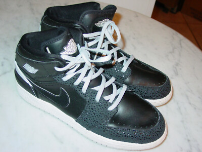 2013 Nike Air Jordan Retro 86 White/Black Youth Shoes Size (Wide) 