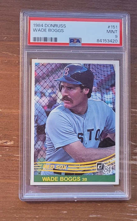 1984 Donruss #151 Wade Boggs PSA 9 Boston Red Sox