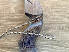 CUSTOM MADE 57" ACTUAL LENGTH 60" BLACK HUNTER RECURVE FLEMISH Bow String B-50