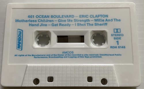 Eric Clapton 461 Ocean Boulevard Music Cassette Tape RDH 6146 Rainbow 1974 - Picture 6 of 24
