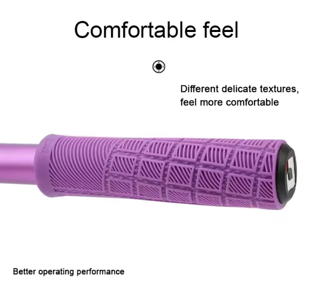 ODI Slip on Waffle Ribbed Grips Flangeless BMX MTB Bar Ends Pink - Image 4 of 4