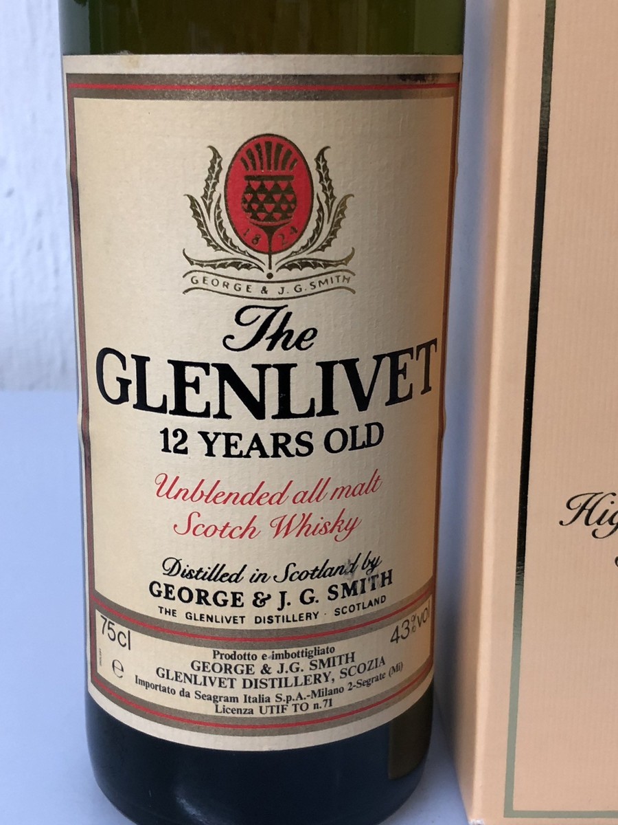 未開栓】The Glenlivet 12 Years 750ml 43% The Glenlivet Aged 12
